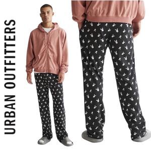 Playboy UO Urban Outfitters Black Bunny Lounge Pants NEW
